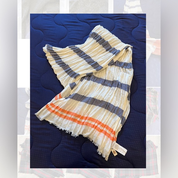 NWT Fossil Scarf Off White - Picture 2 of 6